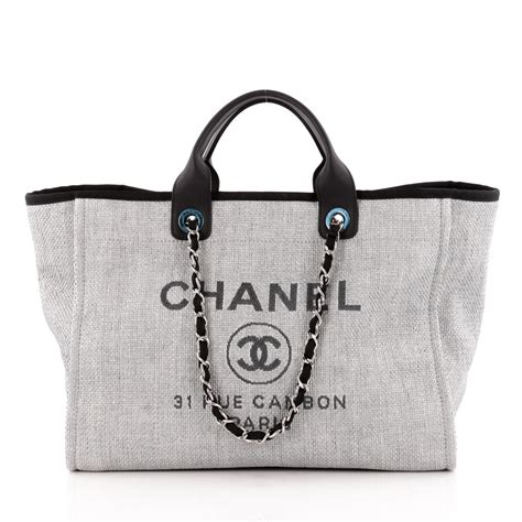 chanel deauville tote authentic.